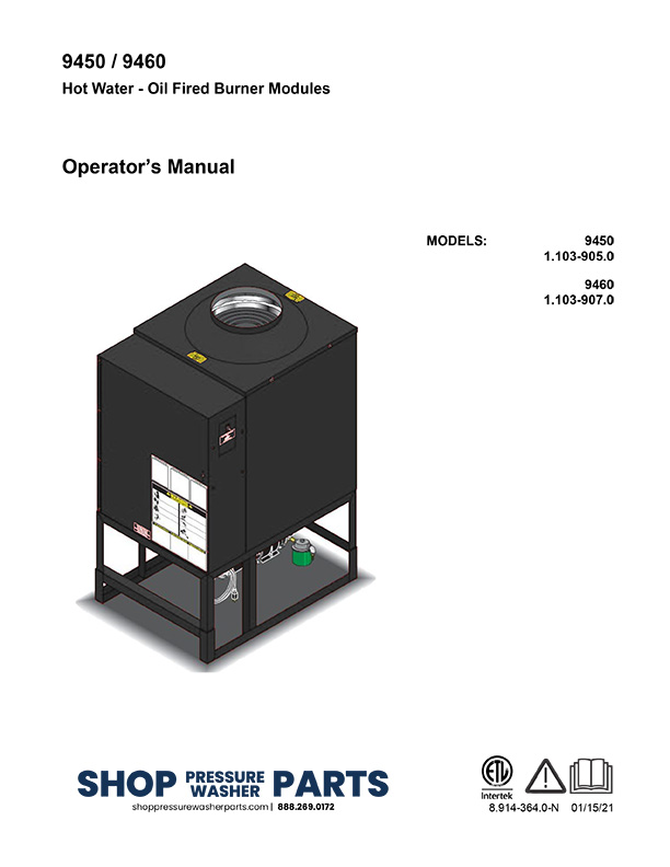 9450 & 9460 Operators Manual