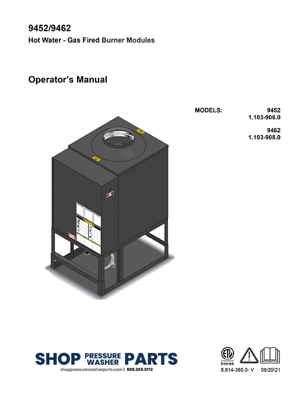 9452 & 9462 Operators Manual