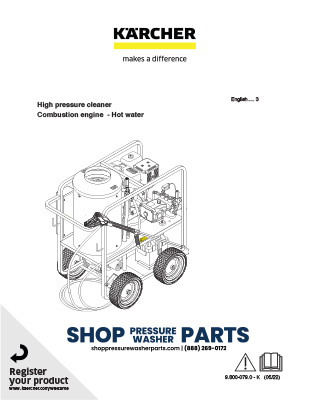 Karcher P/PE Cage Series Operator's Manual