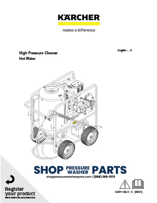 Karcher SGP Series Operator's Manual