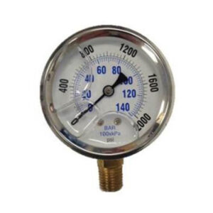 Pressure Gauge, 2000 PSI Stainless Steel - Shop Pressure Washer Parts