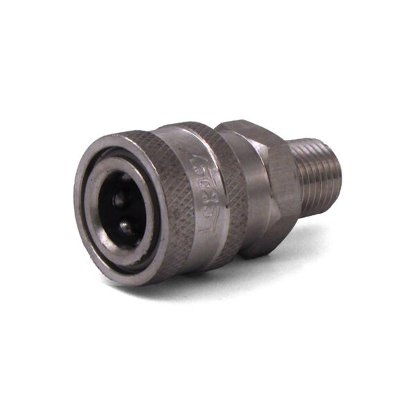 Stainless 1/4 in Quick Coupler x MPT - 8.707-110.0