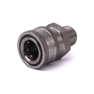 Stainless 3/8 in Quick Coupler x MPT - 8.707-135.0