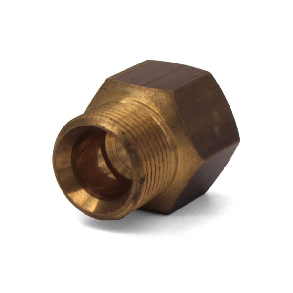 Twist Seal Plug, 1/2" FPT x M22 M, 4000 PSI Brass