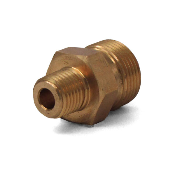 1/4 in MPT x M22 M Brass Twist Coupler Plug - 8.709-536.0