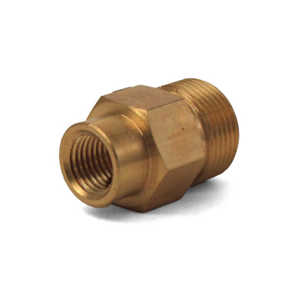 1/4 in FPT x M22 F Brass Twist Coupler Plug - 8.709-540.0