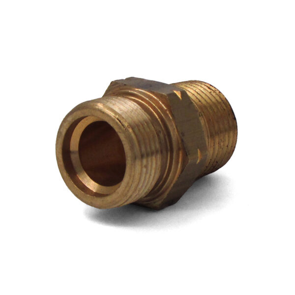 M22 M x 1/2 in MPT Brass Twist Seal Plug - 8.709-551.0