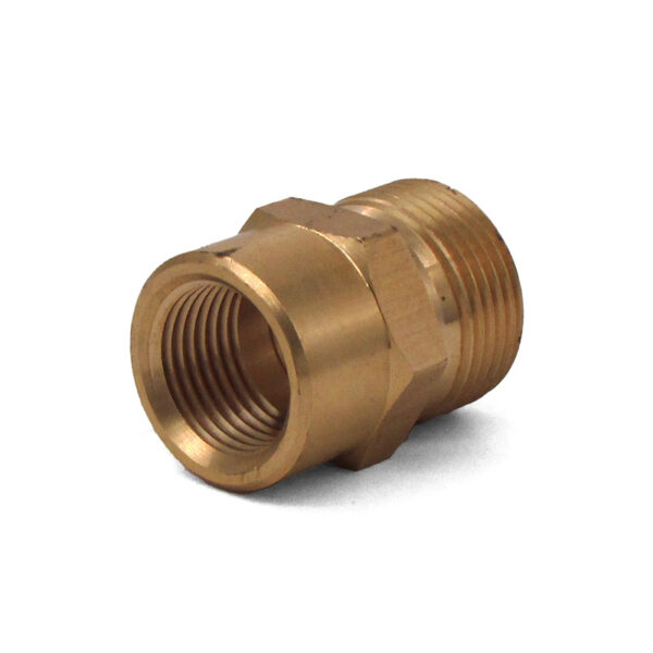 3/8 in FPT x M22 M Brass Twist Coupler Plug - 9.803-997.0