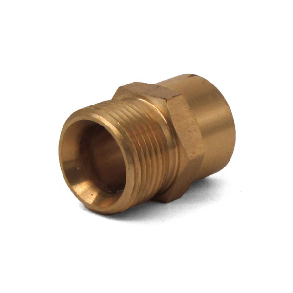 M22 M x 3/8 in FPT Brass Twist Coupler Plug - 9.803-997.0