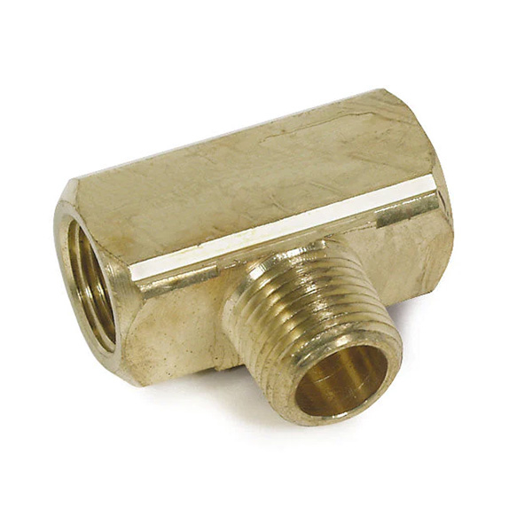 Branch Tee, 1/4" Brass