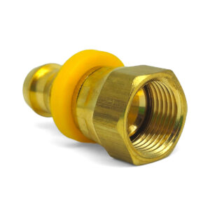 Swivel, Barb x JIC, Brass