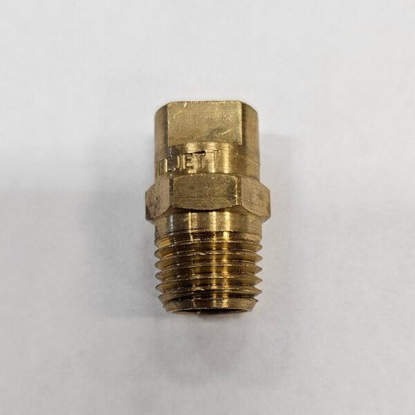 Soap Nozzle, 25° x #80, 1/4" MPT, Brass (Clearance)