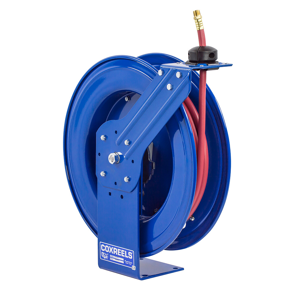 Hose Reel, 3/8" Hose x 50', Spring Driven, Coxreels