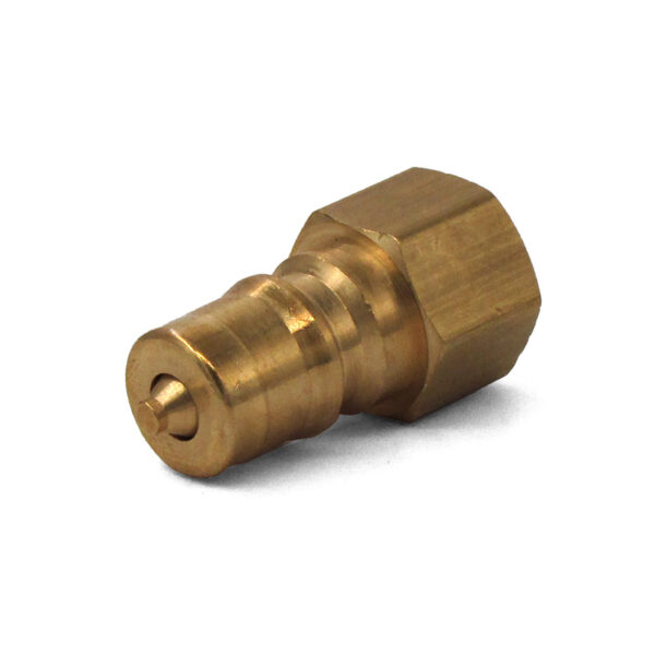 Brass Double Shut-Off Plug