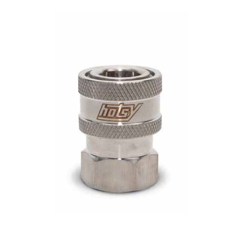 Hotsy Stainless Steel Coupler 1/4 inch FPT - 9.114-614.0