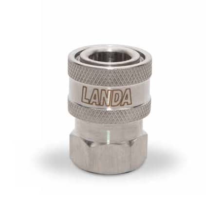 Landa Stainless Steel Coupler 1/4 inch FPT - 9.114-622.0