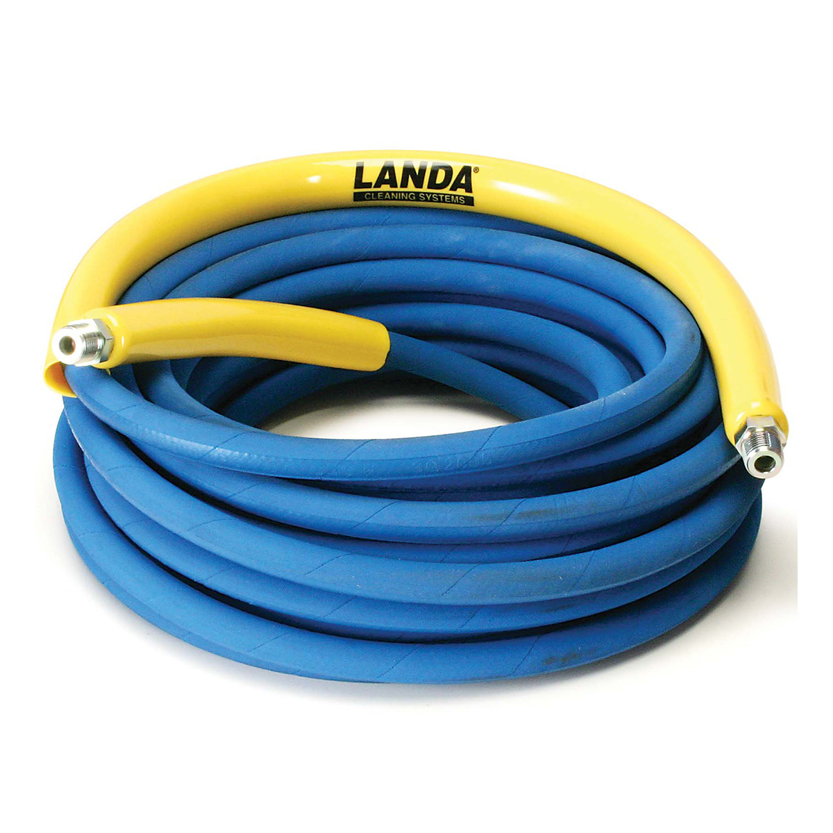 Landa Non-Marking Hose, Blue, 100 ft. x 3/8", 4500 PSI 2-Wire, SWxSO