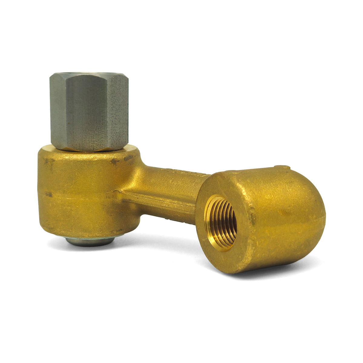 Extended Hose Reel Swivel, FPT x FPT, 5000 PSI Brass, Legacy - Image 2