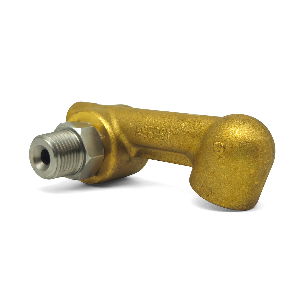 Extended Hose Reel Swivel, MPT x FPT, 5000 PSI Brass, Legacy
