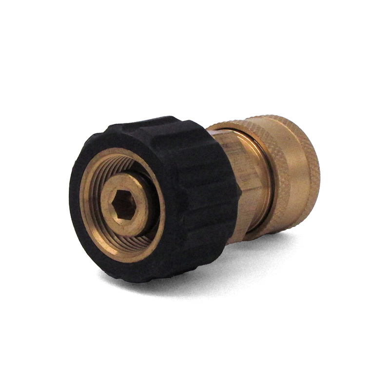 Twist Seal Socket, 3/8" QC x M22 F, 4000 PSI, MTM Hydro