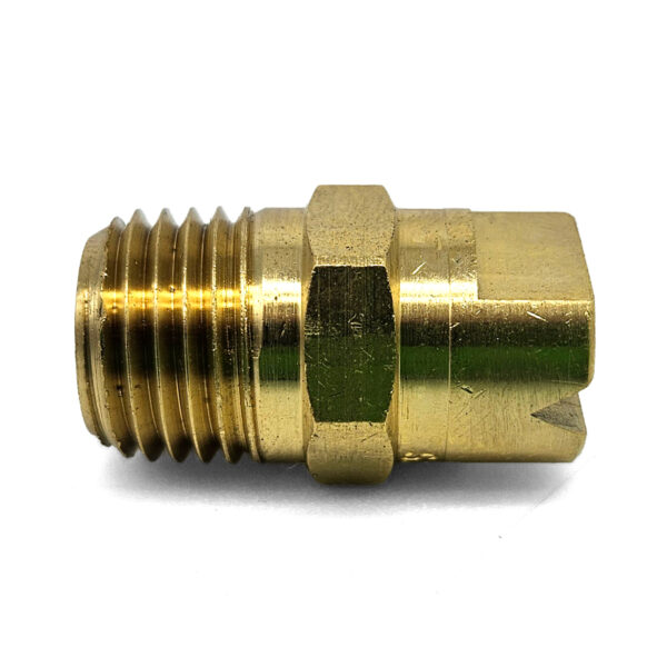VeeJet® Nozzle, 25 Degree, 1/4" MPT Brass, Spraying Systems - Image 2