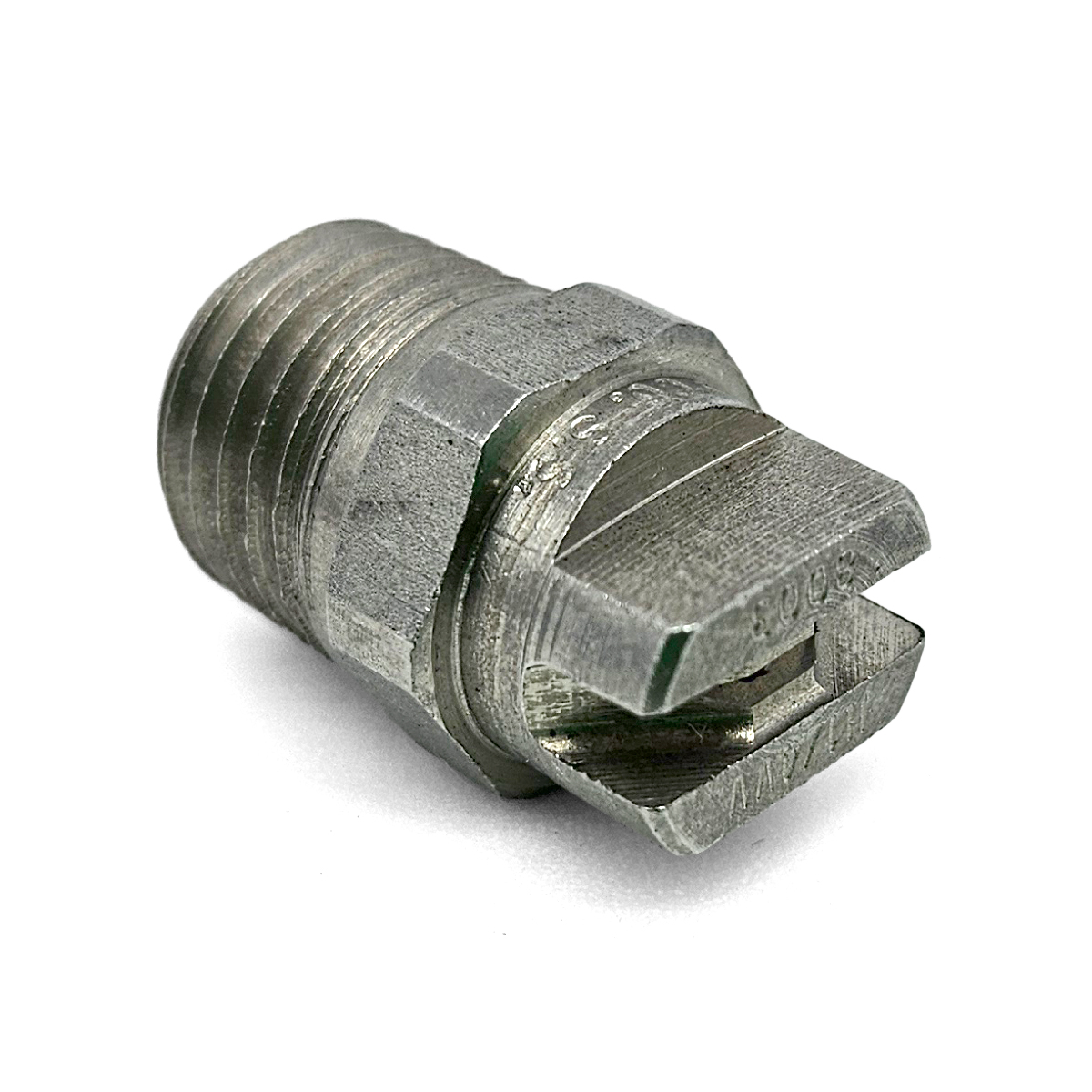 VeeJet® Nozzle, 80 Degree, 1/4" MPT Stainless, Spraying Systems