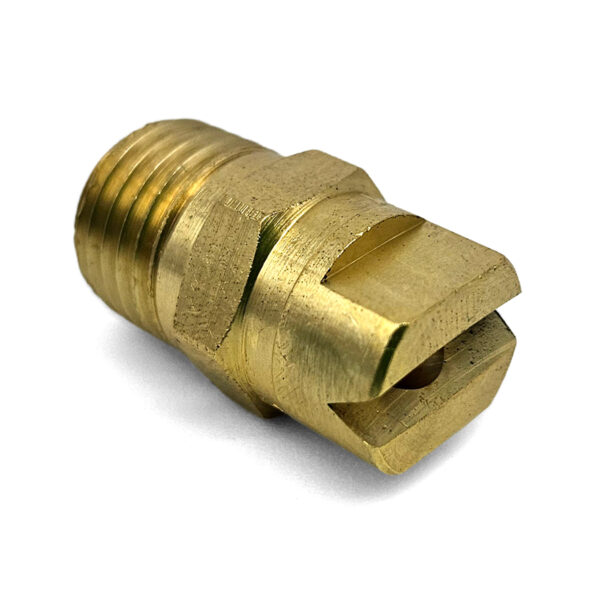 VeeJet® Nozzle, 50 Degree, 1/4" MPT Brass, Spraying Systems